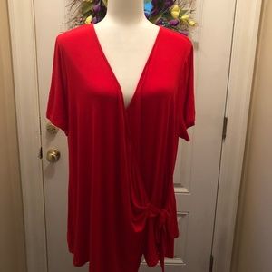 AVA & VIV TIE FRONT TOP - 2X